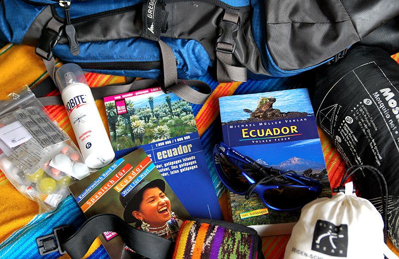 Packen für Ecuador